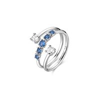 Anello Brosway Donna FANCY - FREEDOM BLUE in Argento